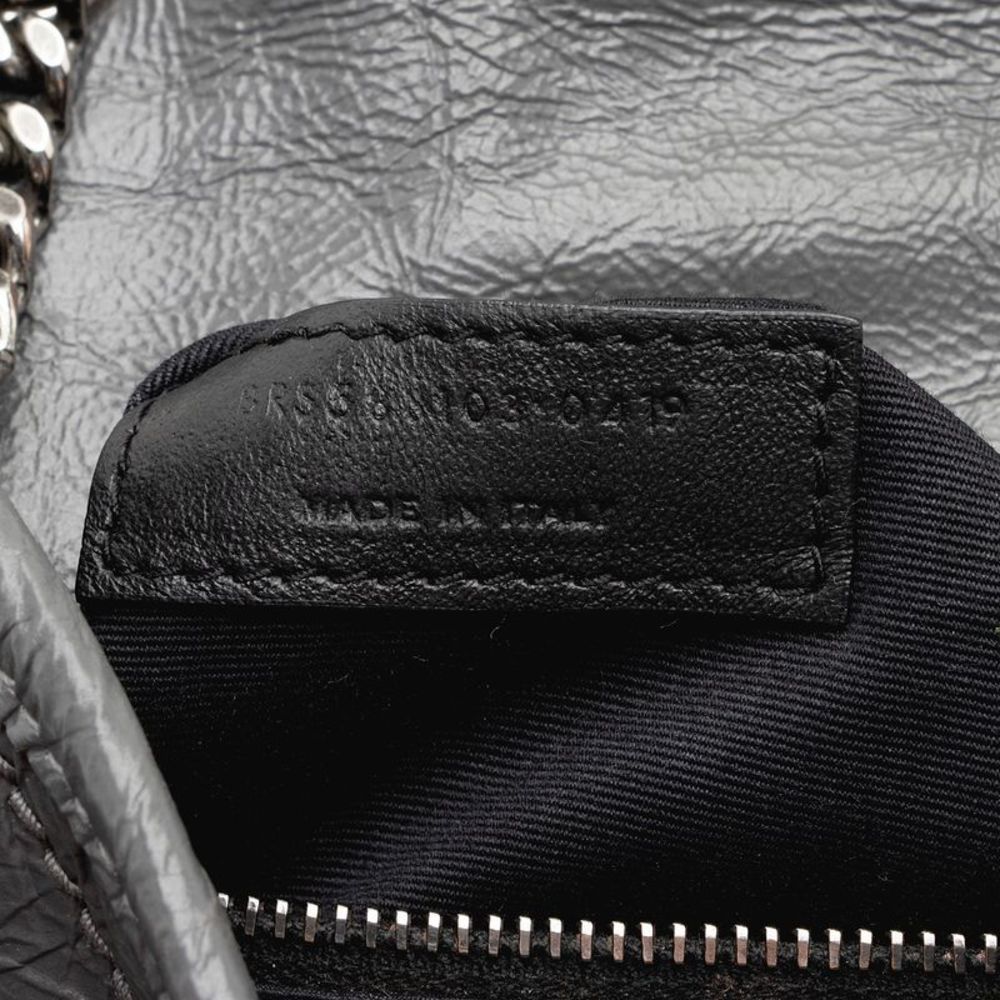 Saint Laurent Crinkled Calfskin Monogram Niki Chain Wallet - Picture 6 of 15